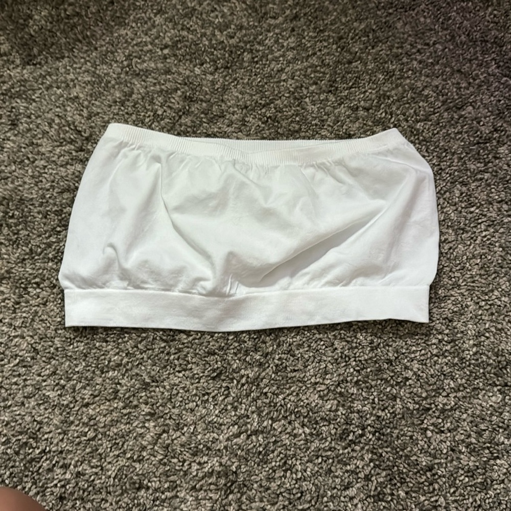 White tube top from Amazon in size S